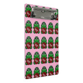 Custom Love You Kawaii Frog Heart Gift Mini Klembord (Schuin)