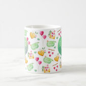 Custom Love You, Waterverf Valentijn Day Koffiemok (Center)