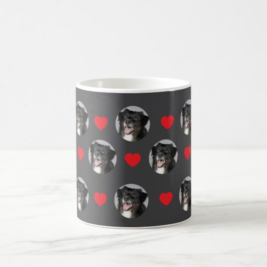 Custom Loved Floating Faces Coffee Mug Koffiemok (Center)