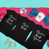 Custom Lovey Dovey Batchelorette Bride's Squad T-shirt