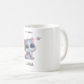 Custom Low Battery Cat Mug Koffiemok (Voorkant rechts)