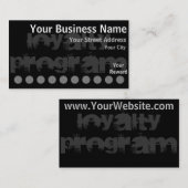 Custom Loyalty Punch Card (Voorkant / Achterkant)