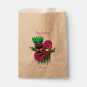 Custom Luau verjaardagsfeestje Bedankzakje (Voorkant)