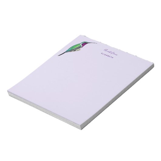 Custom Lucifer Hummingbird Notitieblok (Linkerzijde)