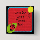 Custom Lucky Bug Button (Voorkant)