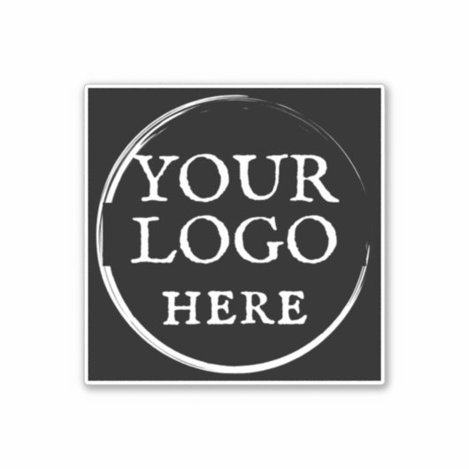 Custom Luggage Logo, Vinyl Suitcase Waterproof  Sticker (Voorkant)
