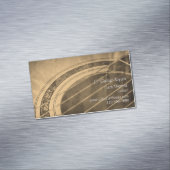 Custom Luthier ambachtsman akoestische gitaar Magnetisch Visitekaartje (Voorbeeld)