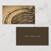 Custom Luthier ambachtsman akoestische gitaar Visitekaartje (Voorkant / Achterkant)