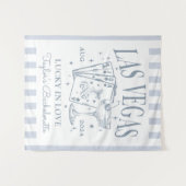 Custom Luxe Las Vegas Bachelorette Party Banner Wandkleed (Voorkant (horizontaal))