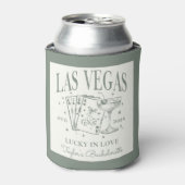 Custom Luxe Las Vegas Bachelorette Party Blikjeskoeler (Blikje Voorkant)