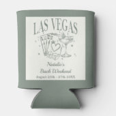 Custom Luxe Las Vegas Bachelorette Party Blikjeskoeler (Achterkant)