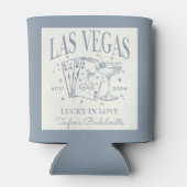 Custom Luxe Las Vegas Bachelorette Party Blikjeskoeler (Achterkant)