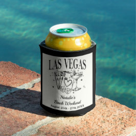 Custom Luxe Las Vegas Bachelorette Party Blikjeskoeler