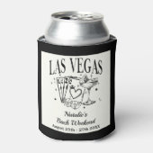 Custom Luxe Las Vegas Bachelorette Party Blikjeskoeler (Blikje Voorkant)