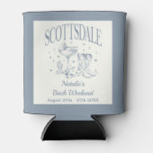 Custom Luxe Scottsdale Bachelorette Party Blikjeskoeler (Voorkant)