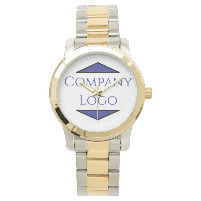 Custom Luxury Corporate Watch met Logo Horloge (Voorkant)