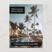 Custom Luxury Real Estate Briefkaart (Voorkant)