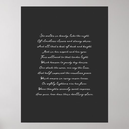 Custom Lyrics Print, Song Lyrics Art Poster (Voorkant)