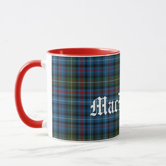 Custom MacDonald Scottish Clan Tartan Pset Mok (Links)
