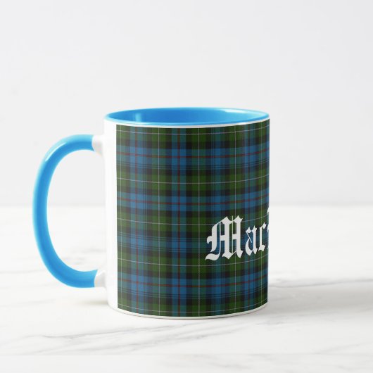Custom MacKenzie Scottish Clan Tartan Pset Mok (Links)