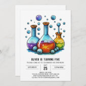 Custom Mad Scientist Gear Verjaardag Kaart (Voorkant / Achterkant)