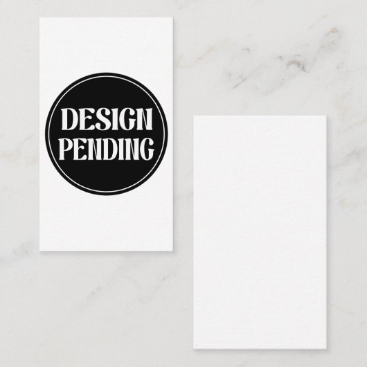 Custom-made, artistic, elegant visitekaartje (Voorkant / Achterkant)