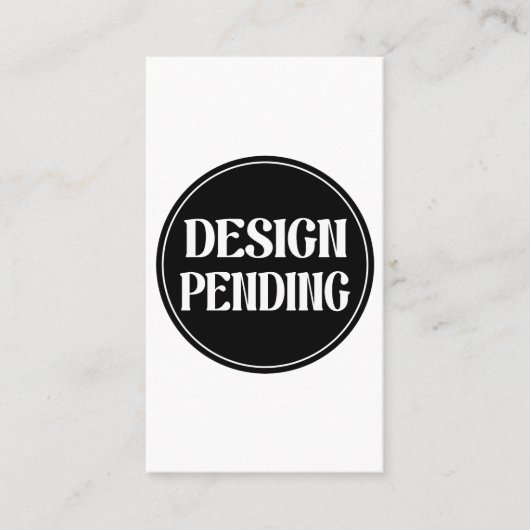 Custom-made, artistic, elegant visitekaartje (Voorkant)