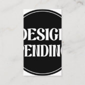 Custom-made, artistic, elegant visitekaartje (Voorkant)