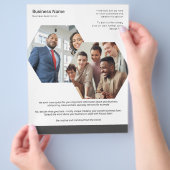 Custom Made Business Thema Twee foto's Flyer (Hand)