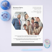 Custom Made Business Thema Twee foto's Flyer (Enkel)