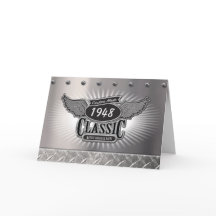 Custom Made Classic Verjaardag Kaart