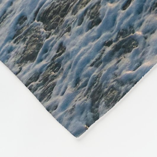 Custom Made / Foto en tekst toevoegen Fleece Deken (Hoek)