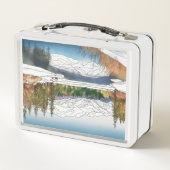 Custom Made Mealbox Modieus Verpakt metaal. (Achterkant)