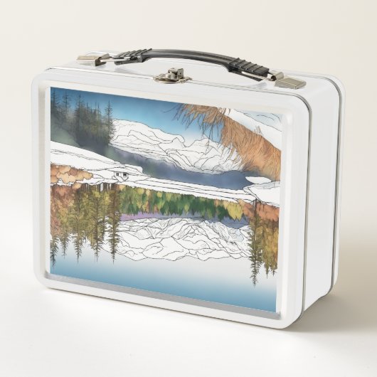 Custom Made Mealbox Modieus Verpakt metaal. (Voorkant)