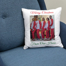 Custom  Made Merry Christmas Holiday Photo Gift Kussen