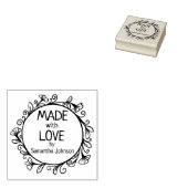 Custom Made with Love by, Rubberstempel (Gestempeld)