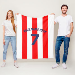 Custom Madrid Fleece Deken