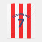 Custom Madrid Fleece Deken (Voorkant)