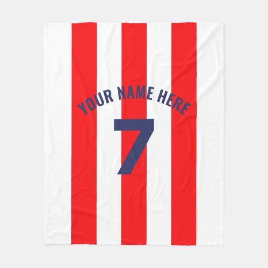 Custom Madrid Fleece Deken (Voorkant)