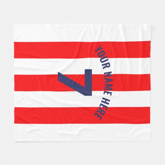 Custom Madrid Fleece Deken (Voorkant (Horizontaal))