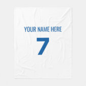 Custom Madrid Fleece Deken (Voorkant)