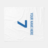 Custom Madrid Fleece Deken (Voorkant (Horizontaal))