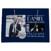 Custom Magazine Cover Modern Birthday Fashion Groot Cadeauzakje (Voorkant)