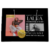 Custom Magazine Cover Modern Birthday Fashion Groot Cadeauzakje (Voorkant)