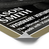 Custom Magazine Hoesje, Cadeau voor Baas, Beste Ba Poster (Hoek)