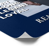 Custom Magazine Hoesje, Moderne Verjaardagsportret Poster (Hoek)