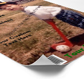 Custom Magazine Hoesje, Pro Golfer Poster (Hoek)