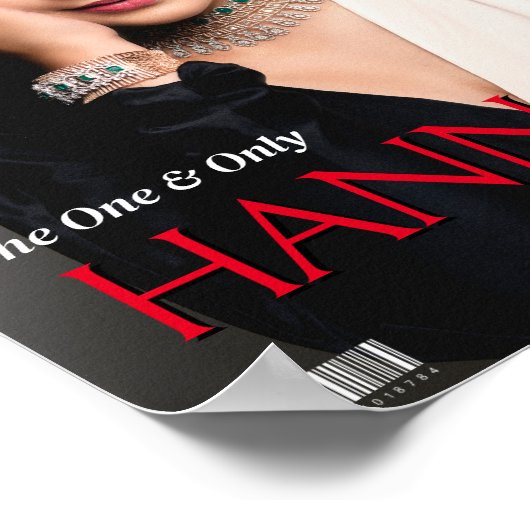 Custom Magazine Hoesje voor haar Poster (Hoek)