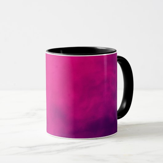 Custom Magenta Gradient Mug Mok (Voorkant rechts)