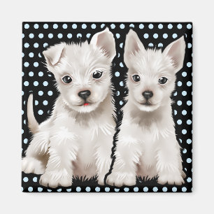 Custom Magnet schattige puppy karakters.